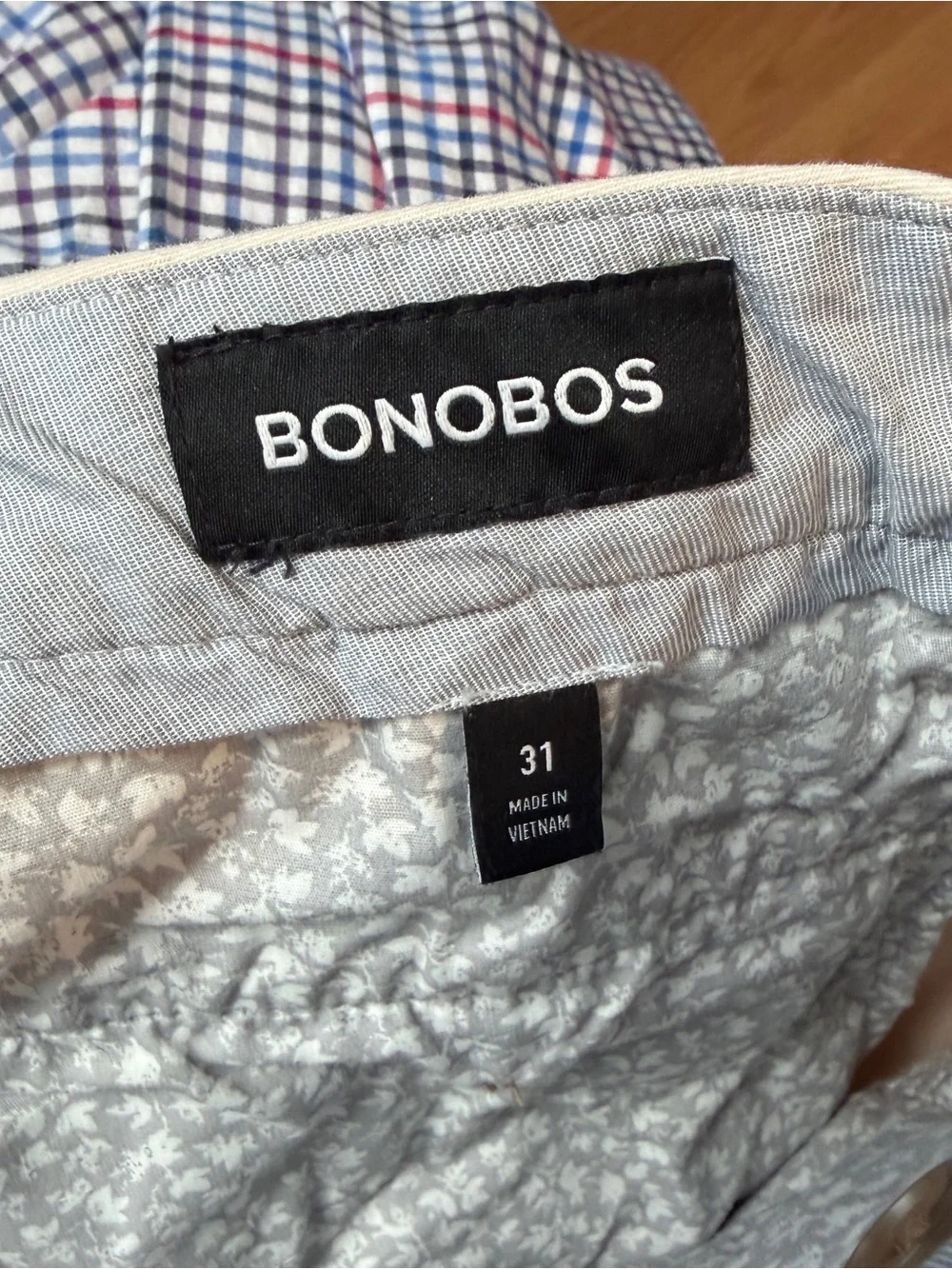 Bonobos Light Stone Flat-Front Shorts